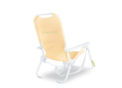 SUNFLOW - The Shore Thing Chair: The Shore Thing Chair with Sun Shade and Drink Holder / Rosé Pink