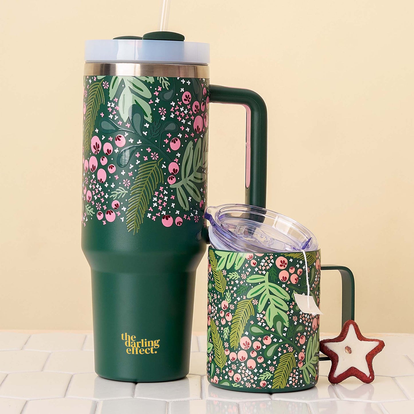 The Darling Effect - Insulated Mug - Jolly Sprig Green