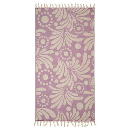 Kikoya - Rio Turkish Terry Beach Bath Towels Sauna Spa Pool Hammam: Purple