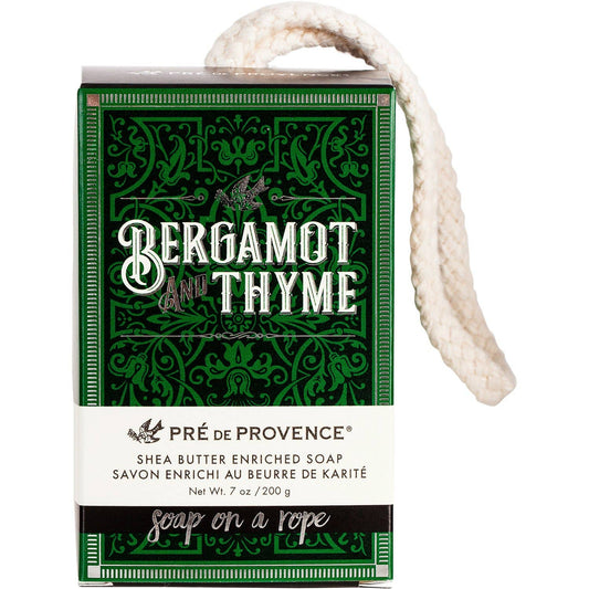 European Soaps - Soap On A Rope 200G - Bergamot & Thyme