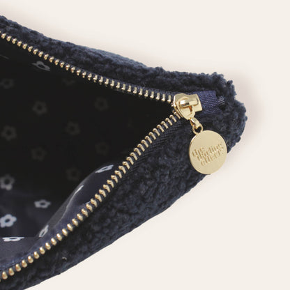 The Darling Effect - Navy Teddy Pouch - Face