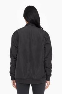 Mono B - Water Resistant Satin Finish Oversized Jacket