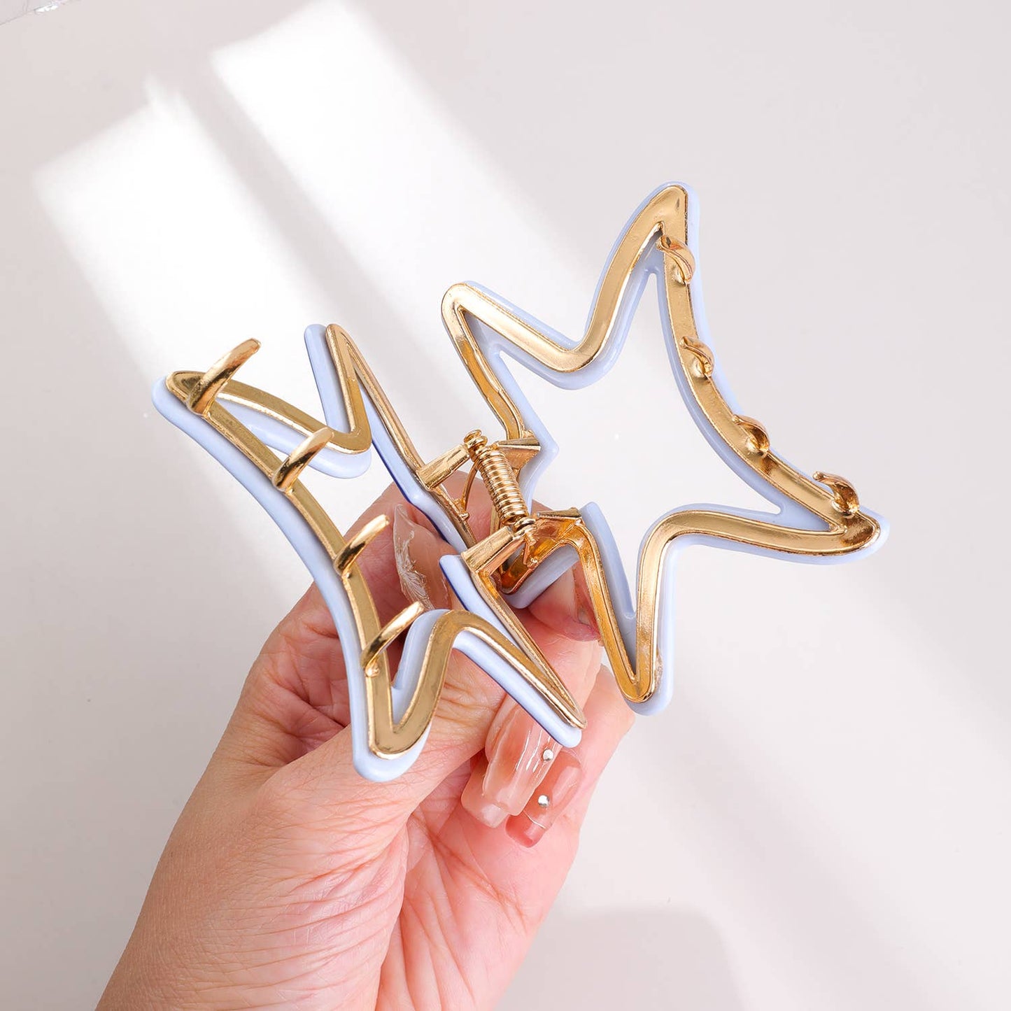 Adorro - American Star Metal Star Claw Clip