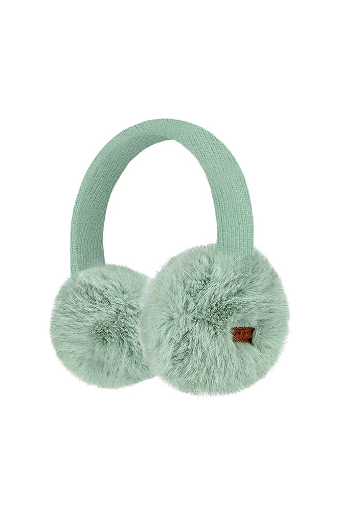 Hana - C.C Faux Mink Fur Knitted Earmuff