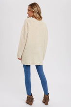 Bluivy - Buttoned Boucle Cardigan - Cream