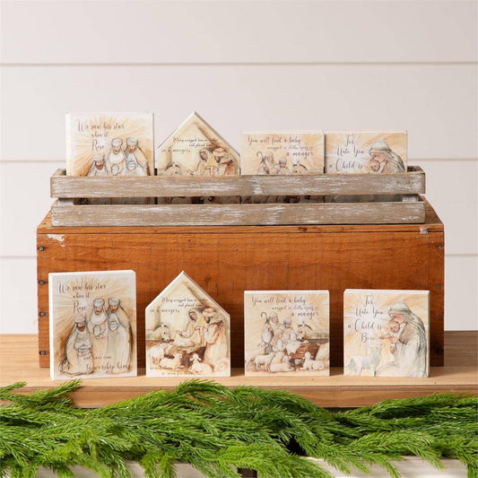 Audrey's - Nativity Block Signs