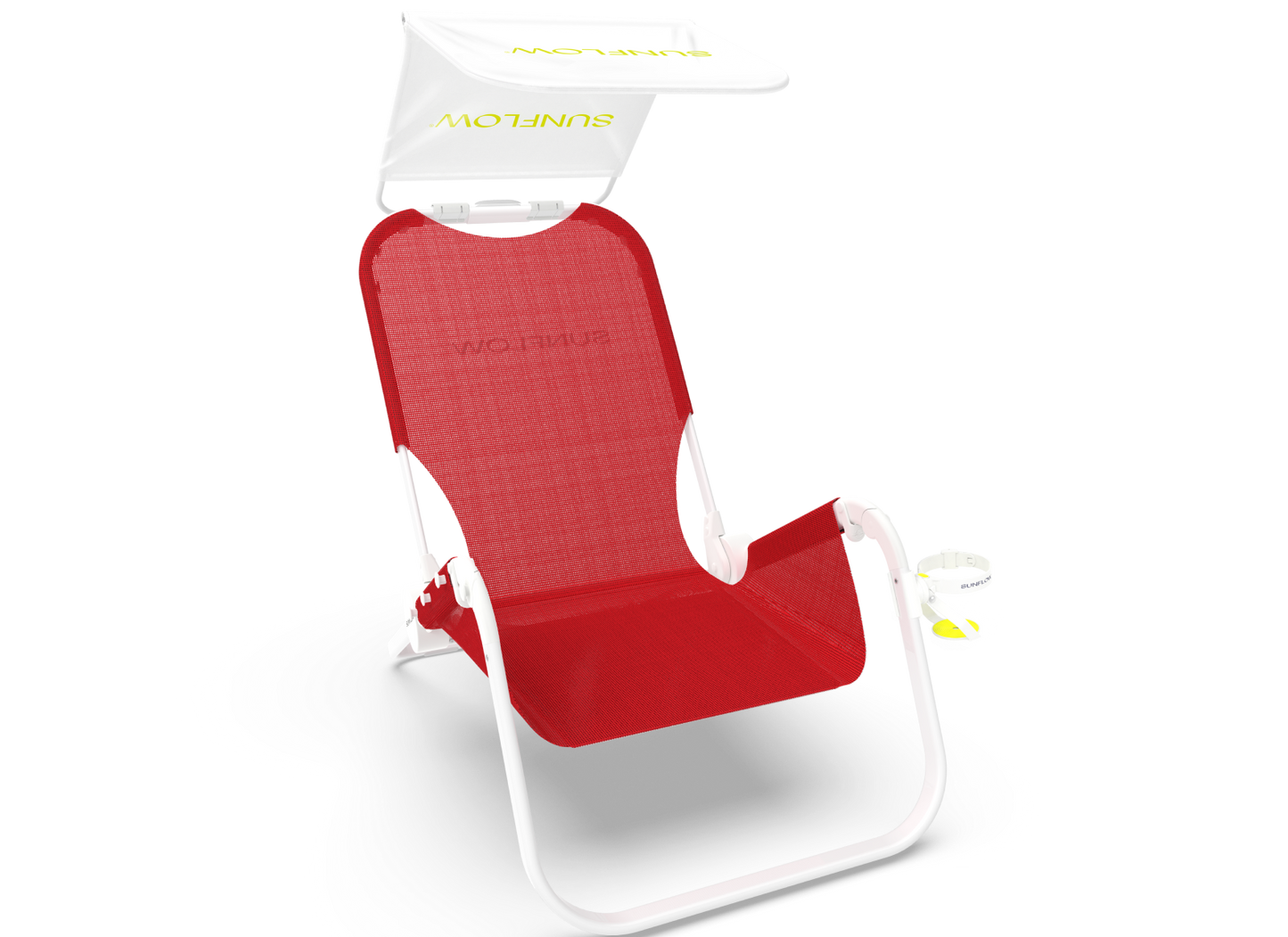 SUNFLOW - The Original Chair: Rosé Pink / The Original Chair with Sun Shade and Drink Holder