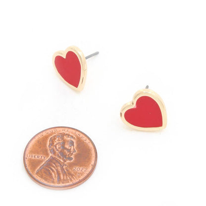 anbfashion - HEART STUD EARRING