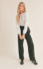 Sage The Label - New Rules Tie Back Woven Top