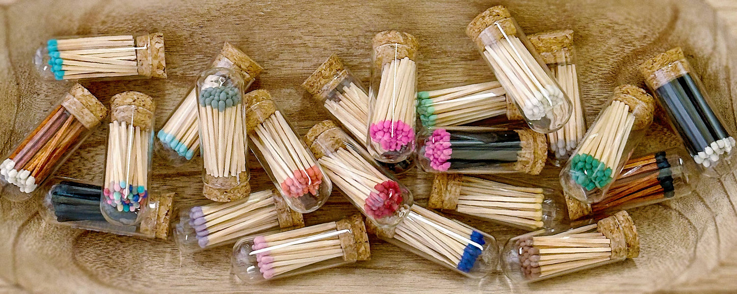 Thankful Greetings - 2" Matches + Mini Cloche - Colors of Your Choice + Strikers