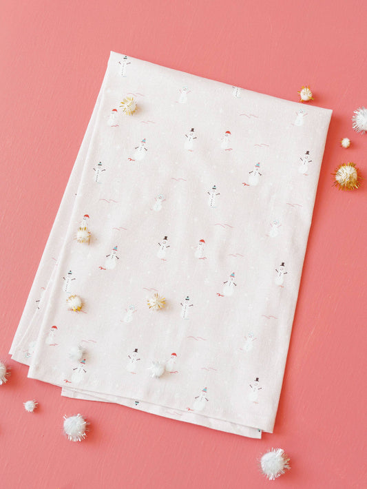 Doe A Deer - Snowy Wonderland Holiday Kitchen Towel