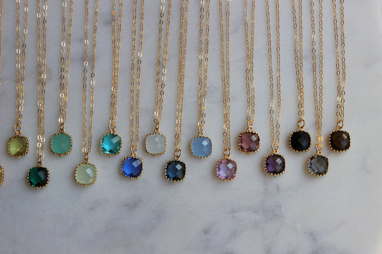 Laalee Jewelry - Gemstone Glass Necklaces