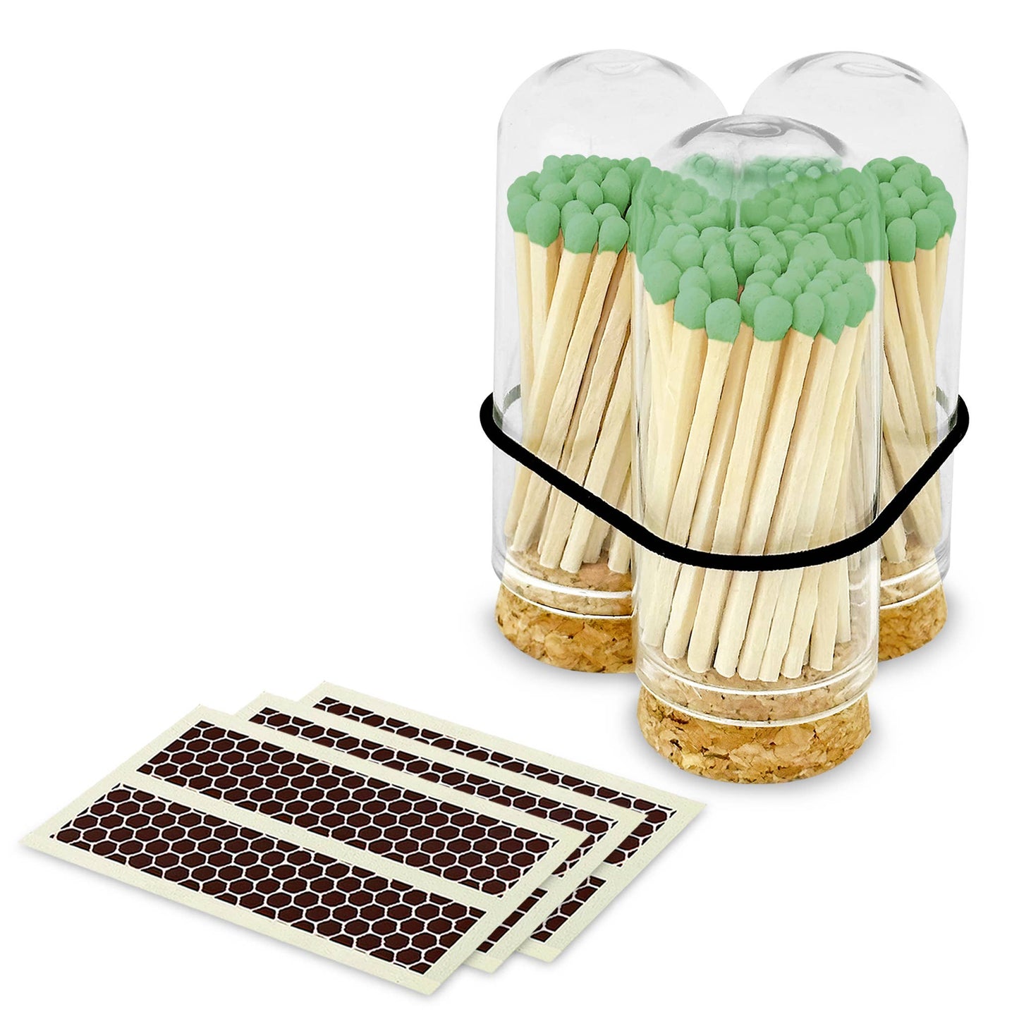 Thankful Greetings - 2" Matches + Mini Cloche - Colors of Your Choice + Strikers