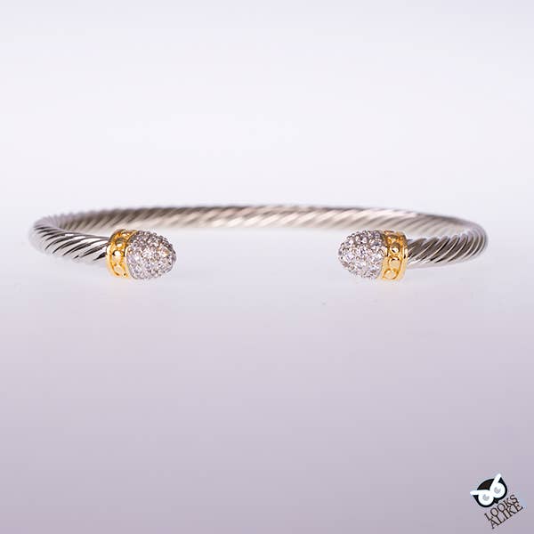 My Best Kept Jewelry - Crystal Cable Classic Bangle