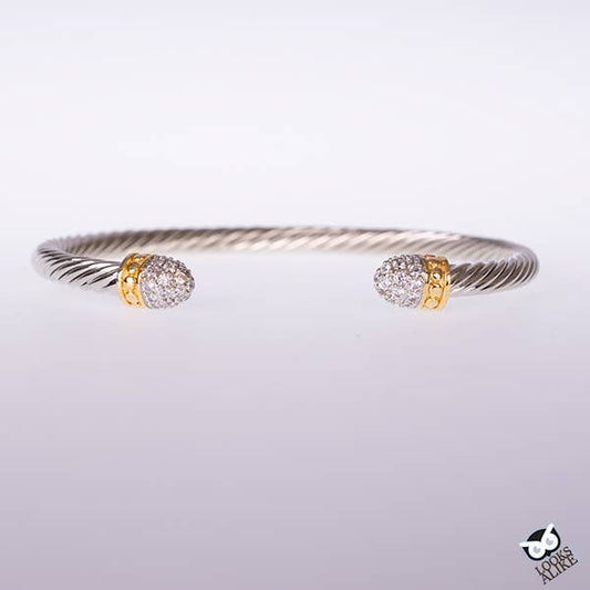 My Best Kept Jewelry - Crystal Cable Classic Bangle