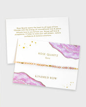 Kindred Row - Rose Quartz Healing Gemstone Stacking Bracelet