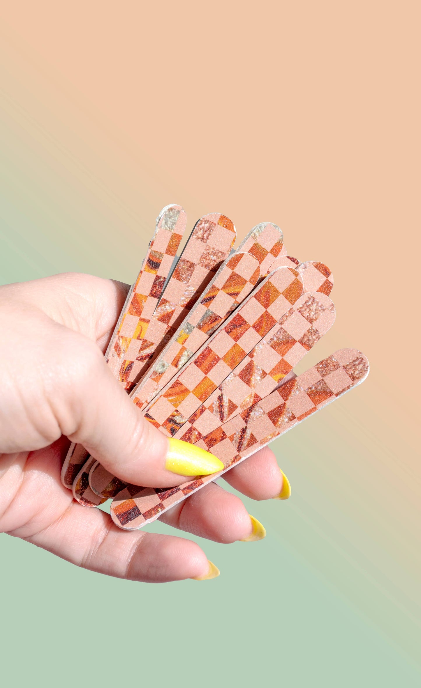 Glam & Grace - Checkerboard Nail Files - Limited Edition