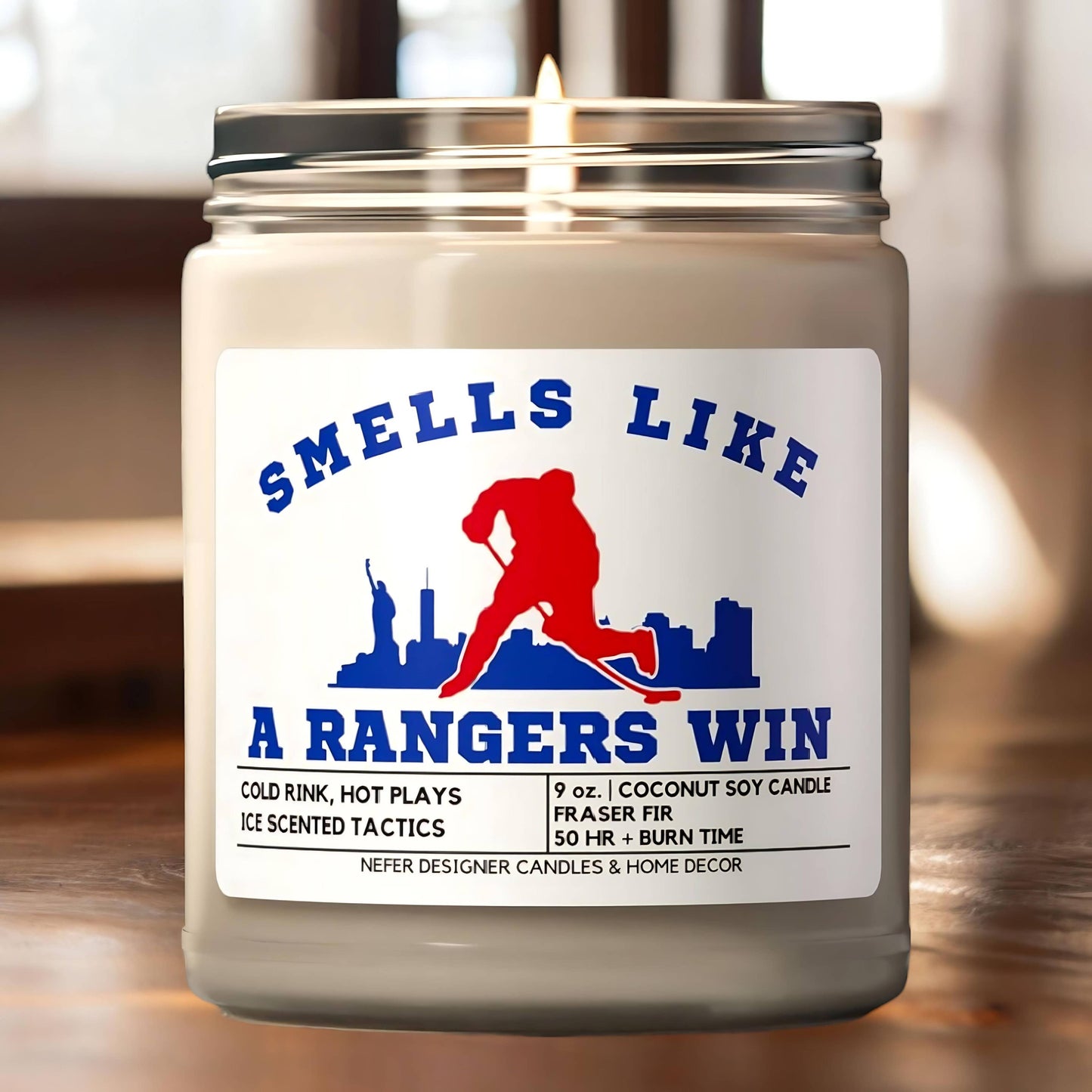 Nefer Designer Candles & Home Decor - Smells Like a Rangers Win