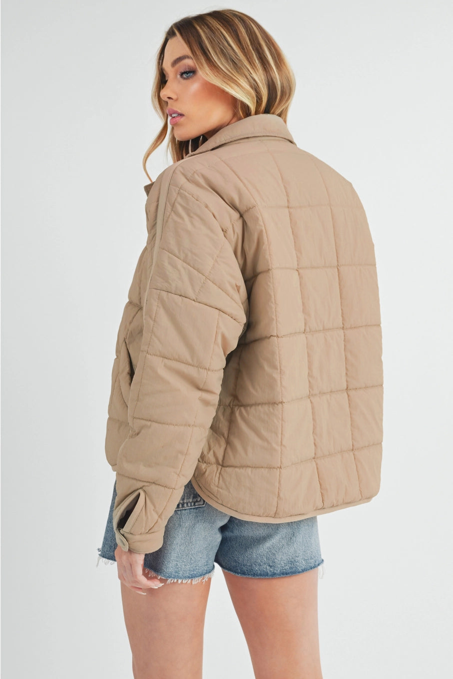 AEMI CO Bebe Puffer Jacket Oat