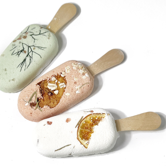 Sow the Magic - Botanical Bath Clay Pops With Dried Fruit and Epsom Salt