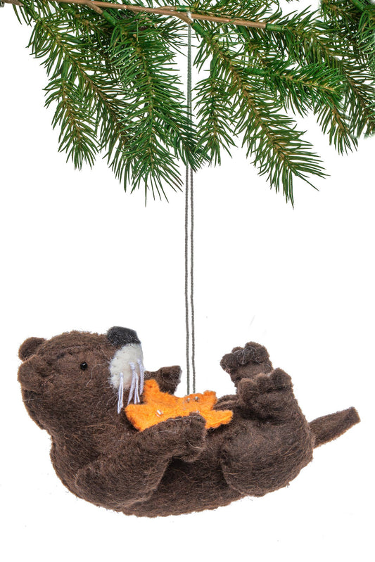 Silk Road Bazaar - Sea Otter Ornament