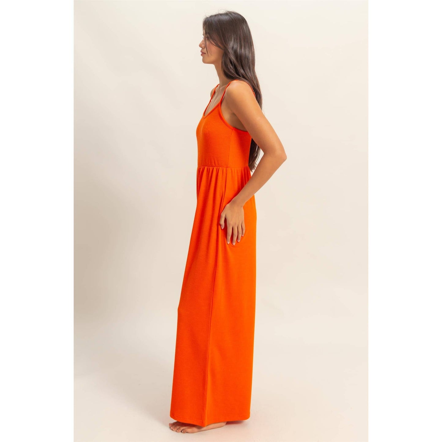 HYFVE - DZ25A984-Scoop Neck Sleeveless Wide Leg Jumpsuit