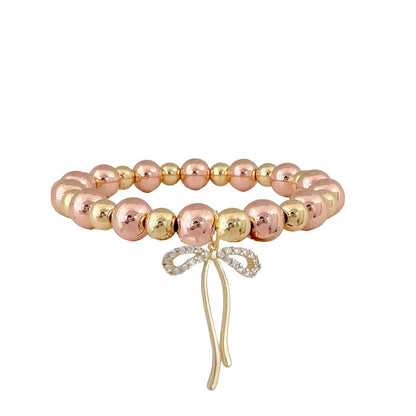 Love, Lisa - Molly Bow Bracelet: Gold