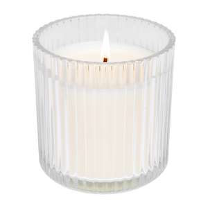Sweet Water Decor - 11oz Fluted Ribbed Candle - Weekend