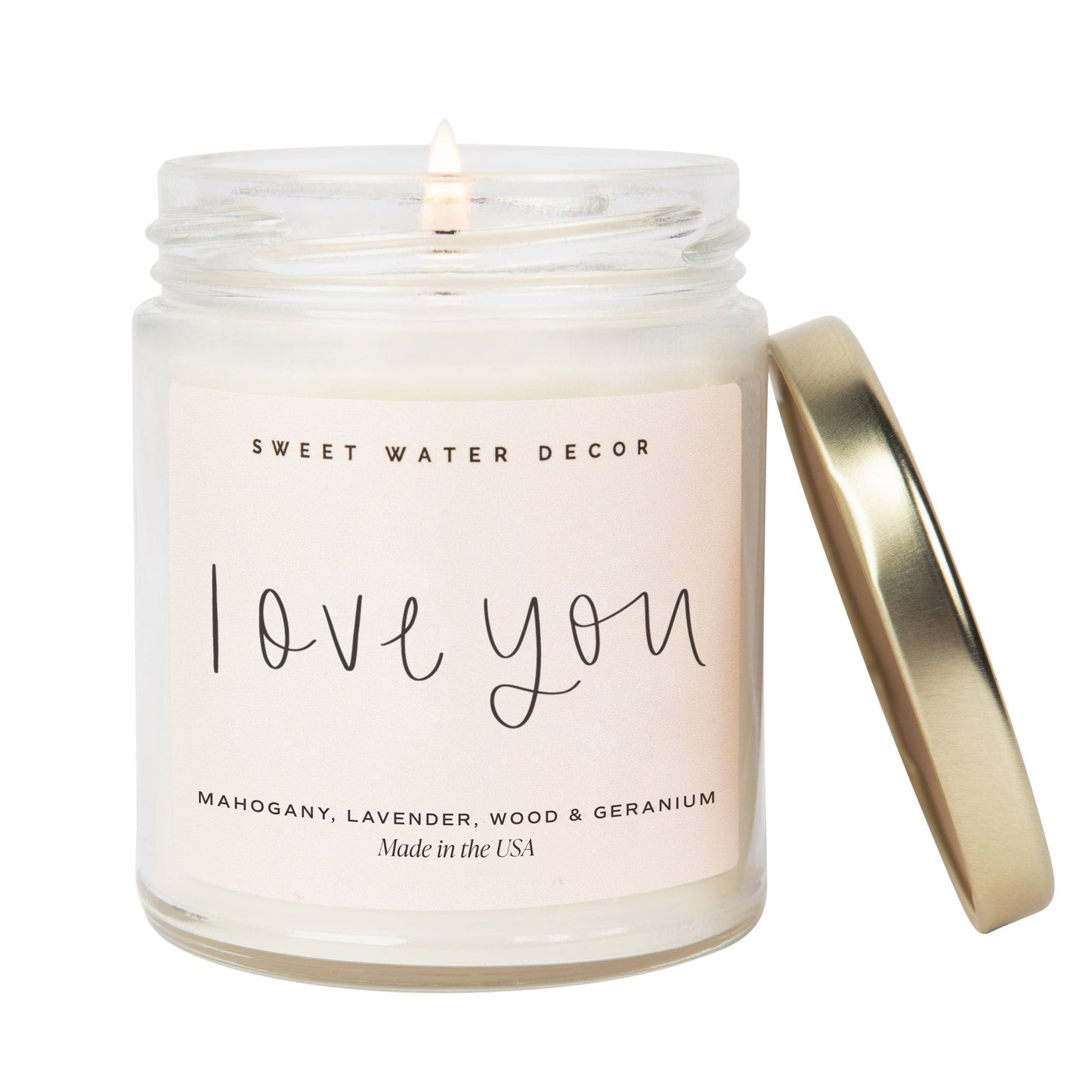 Sweet Water Decor - Love You - 9 oz. Soy Candle