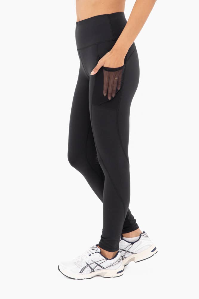 Mono B - Contour Band Essential Lycra Highwaist Leggings