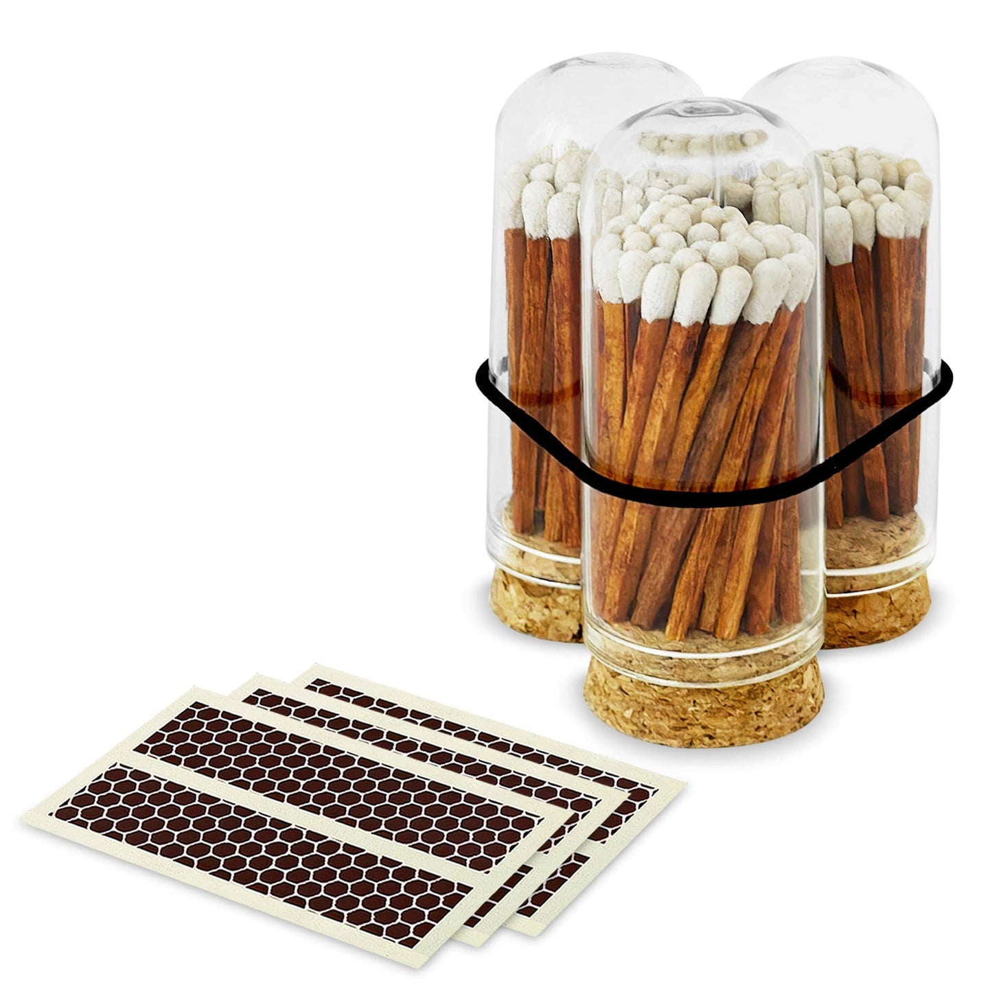 Thankful Greetings - 2" Matches + Mini Cloche - Colors of Your Choice + Strikers