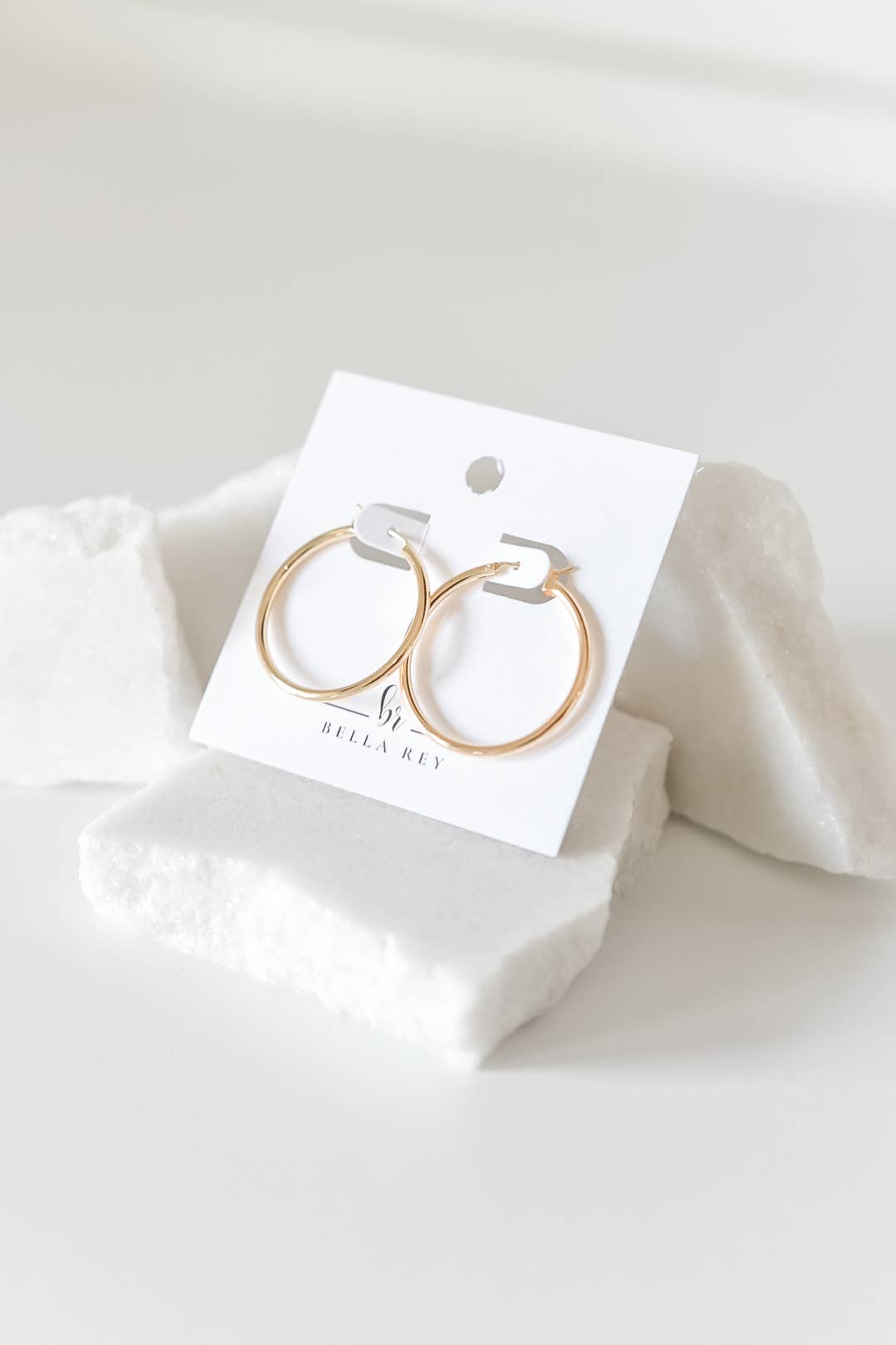 Bella Rey Jewelry - Gold Plated Hoops