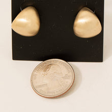 Fame Accessories - Brushed Metallic Huggie Hoop Earrings