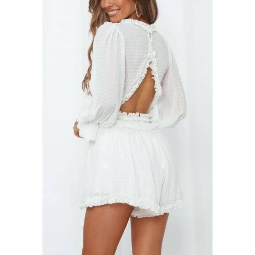 Saints & Secrets - Deep V Romper