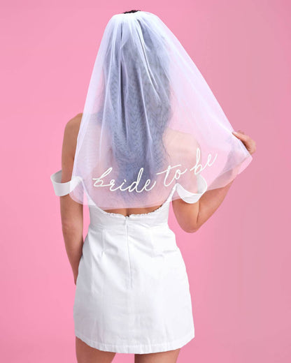 xo, Fetti - Bride To Be Embroidered Veil