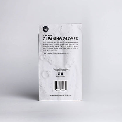 Wine Wash Co. - Reusable Cleaning Gloves - Pink