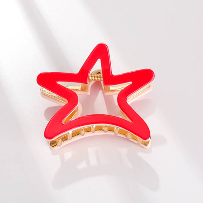 Adorro - American Star Metal Star Claw Clip