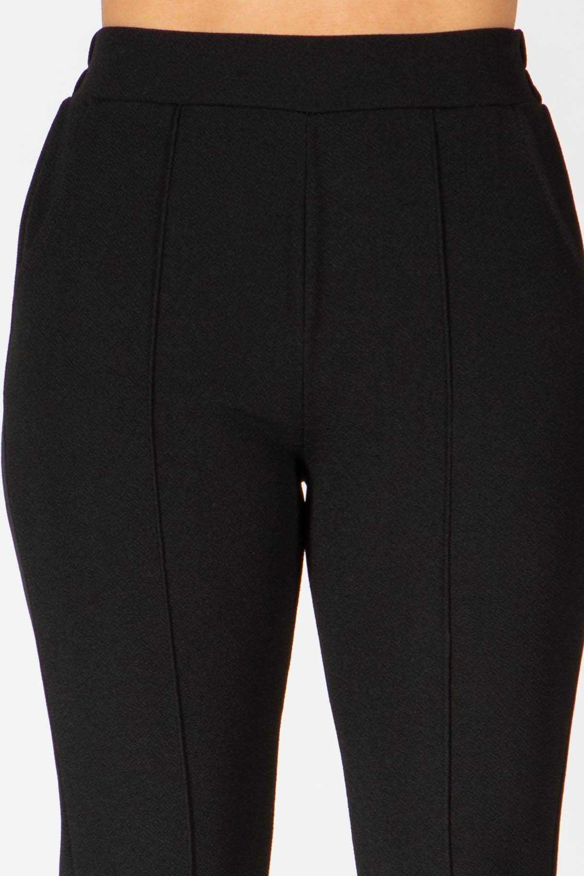 S&G Apparel - Black Skinny Slack Dress Pants