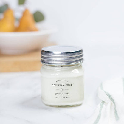 Antique Candle Co.® - Soy Wax Mason Jar Candle - Country Pear - 2 oz.