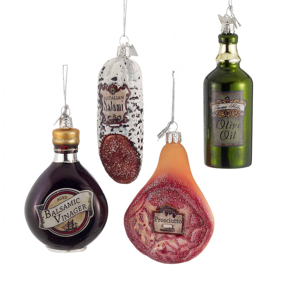 Kurt S. Adler, Inc. - Italian Food Ornaments - Sold Individually