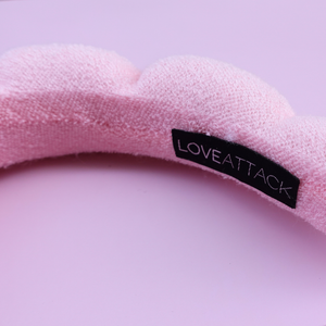 Love Attack - Skincare & Makeup Headband: Pink