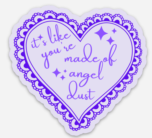 inviting affairs paperie - Made of Angel Dust Sticker (Olivia Rodrigo)