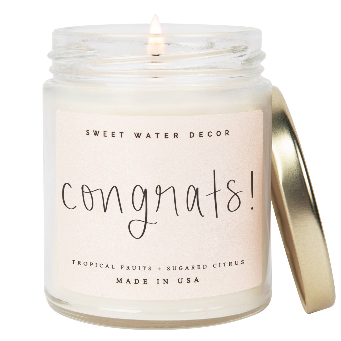 Sweet Water Decor - 'Congrats!' Soy Candle - 9 oz.