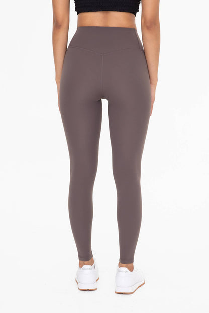 Mono B - Fleece-Lined High-Waist Legging - Mocha