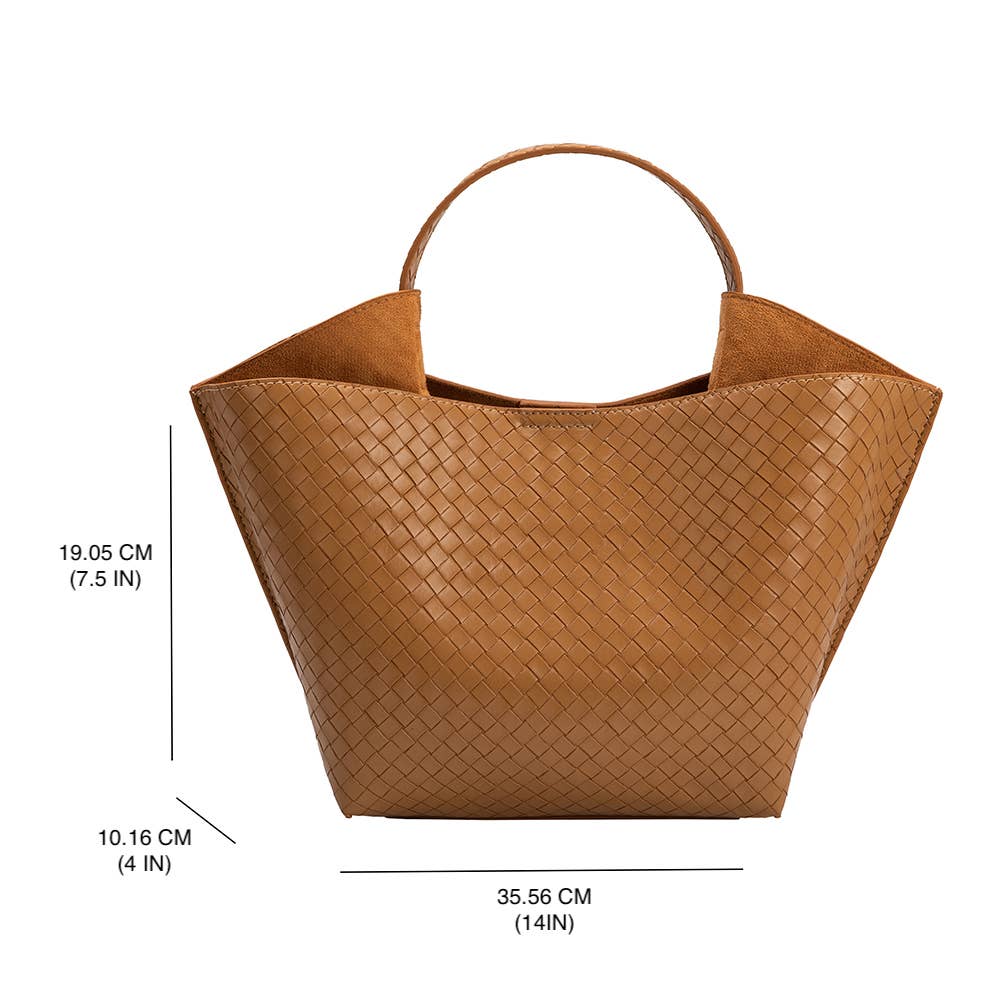 Melie Bianco - Terri Bone Medium Recycled Vegan Tote Bag