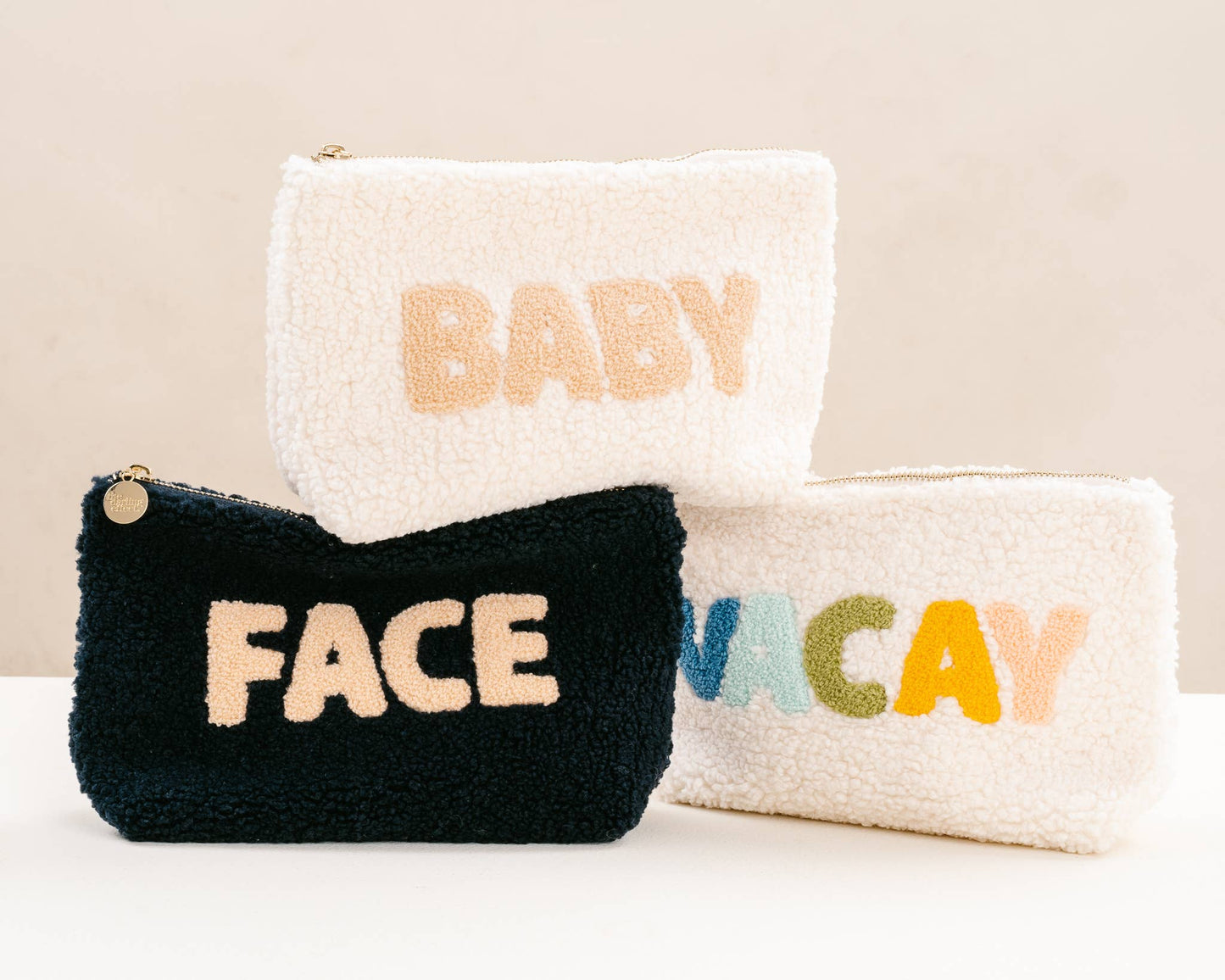 The Darling Effect - Navy Teddy Pouch - Face