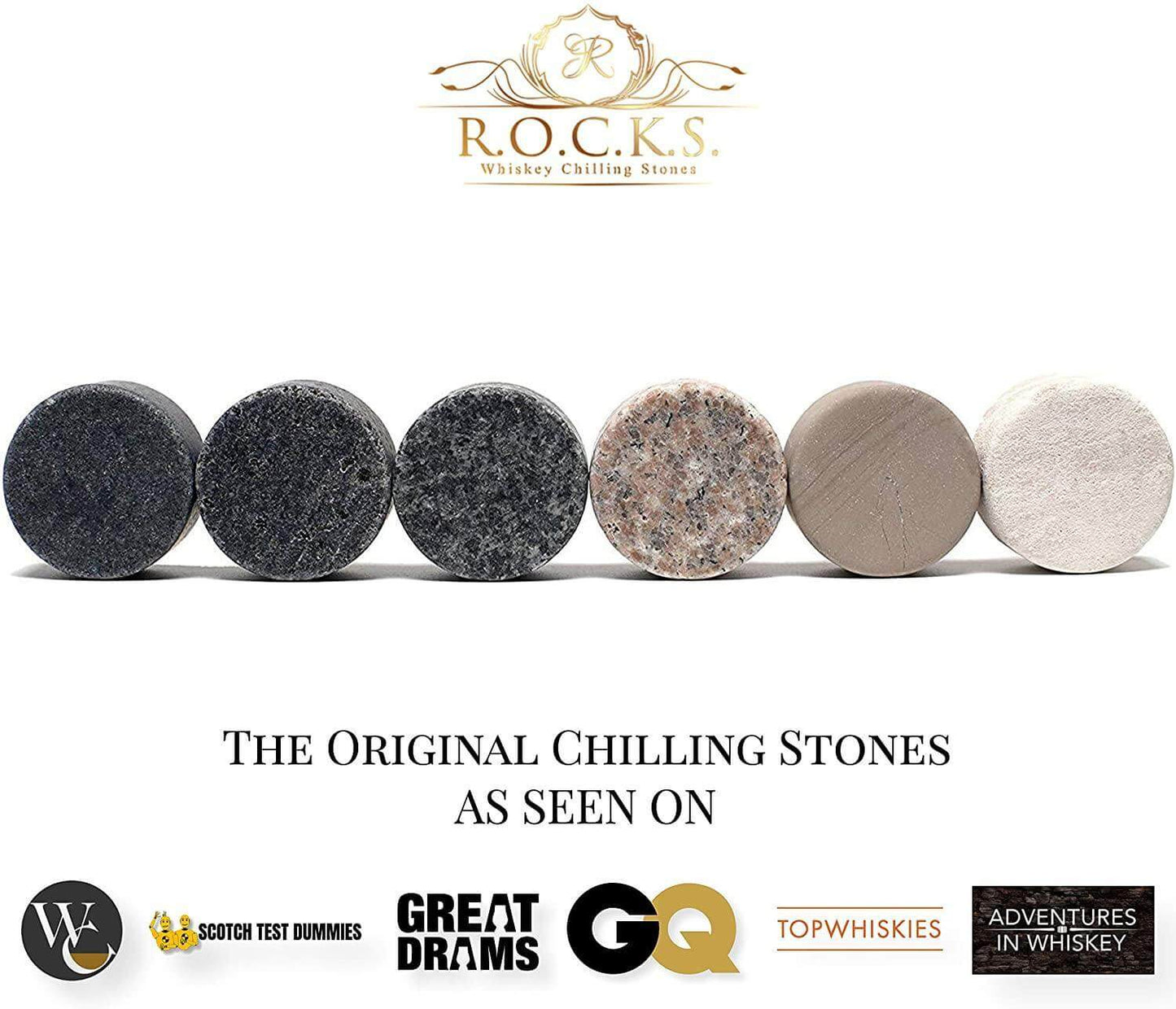 Rocks Whiskey Chilling Stones - The Original Rocks Whiskey Chilling Stones