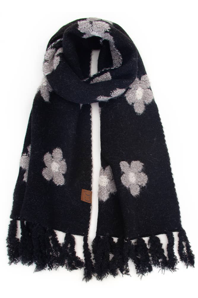 Hana - C.C Daisy Pattern Scarf