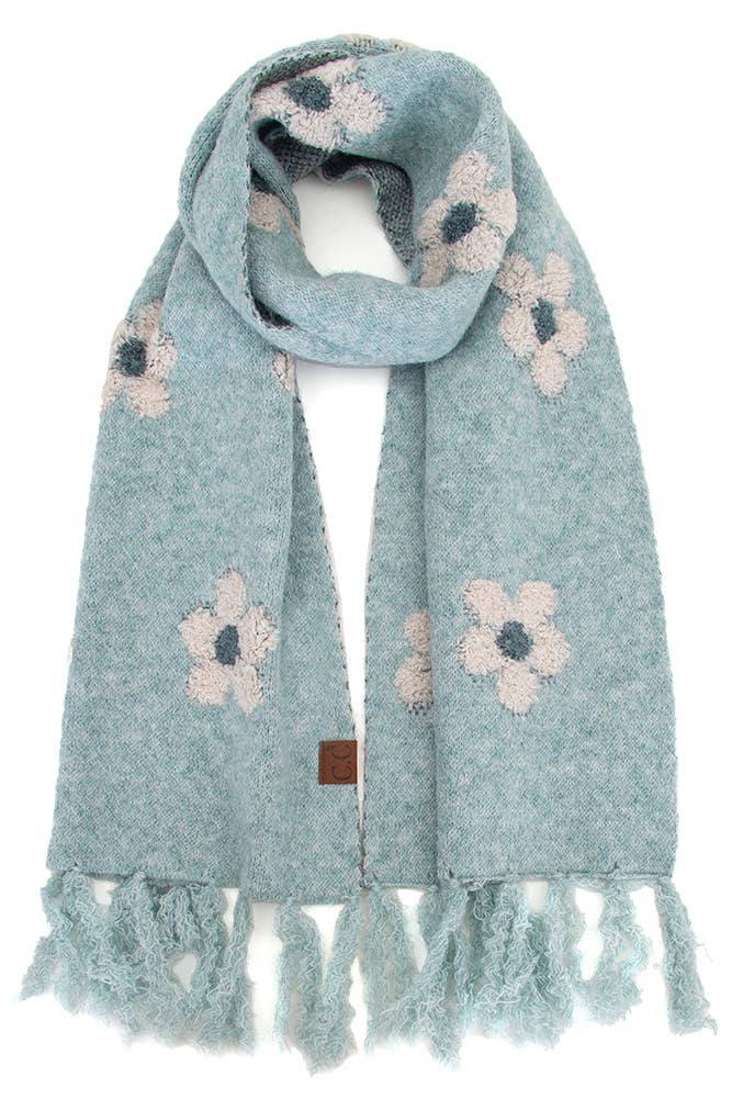 Hana - C.C Daisy Pattern Scarf