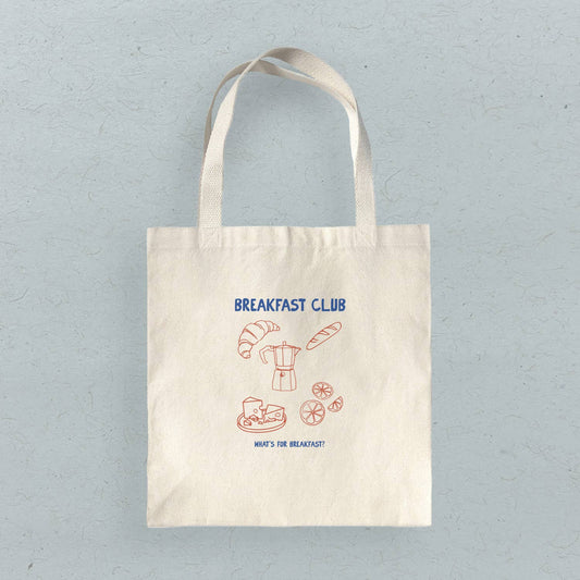 Boheme Bliss - Breakfast Club Canvas Tote Bag